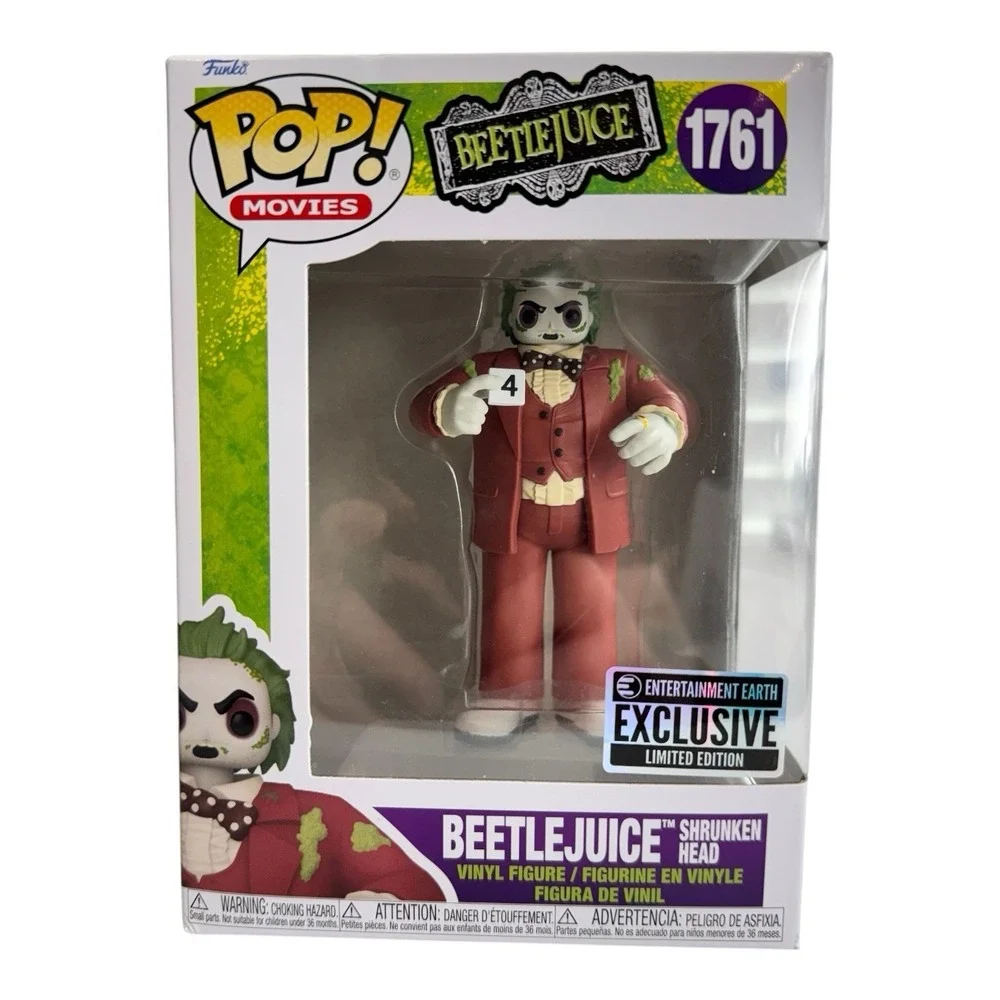 Funko Pop Beetlejuice Shrunken Head EE Exclusive 1761